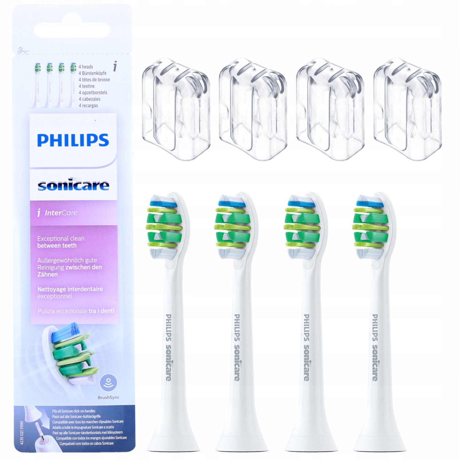 

4szt oryginalne końcówki wkłady Philips Sonicare