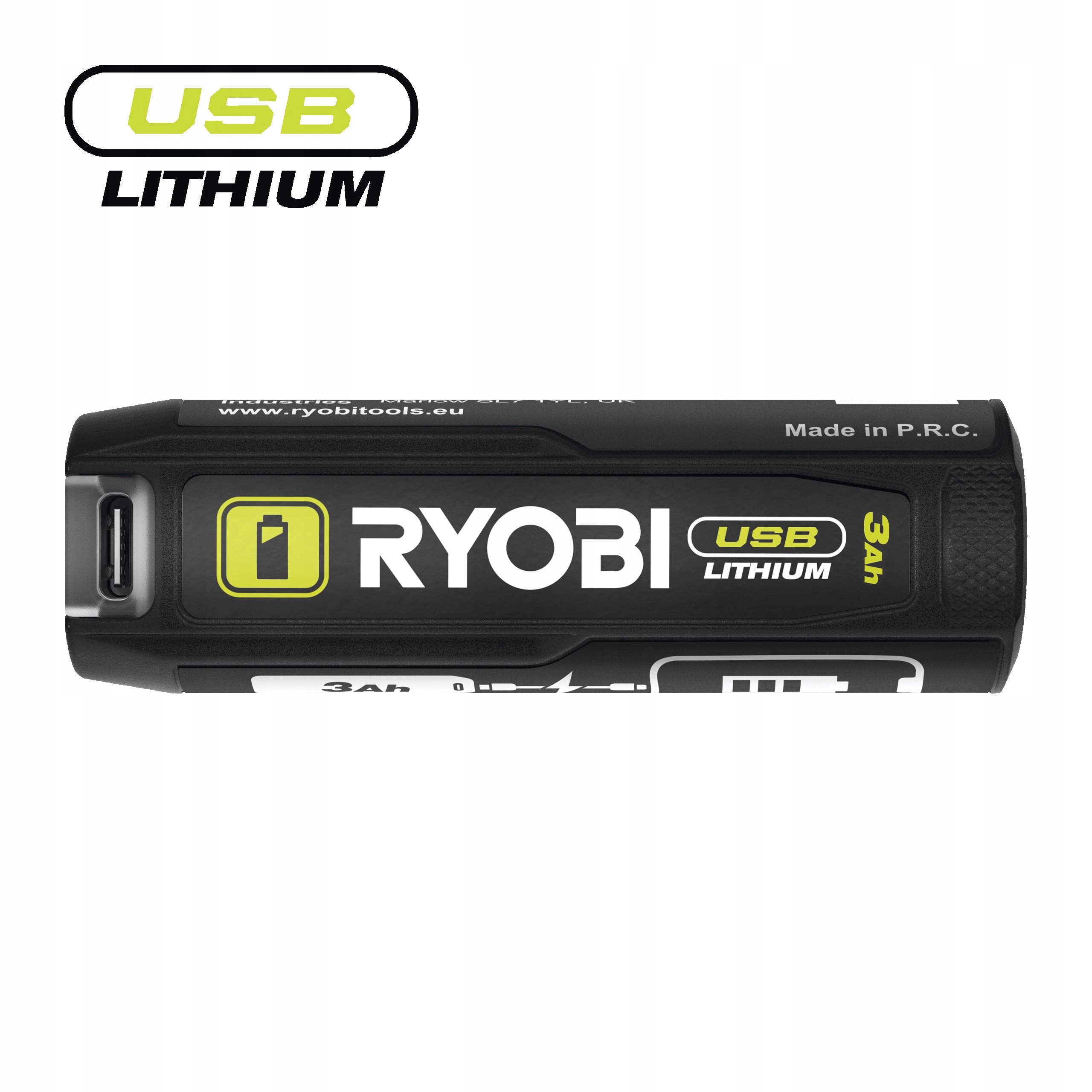 Ryobi RB4L30 3,0Ah Akumulátor Usb Lithium s ukazatelem stavu nabití a funkc