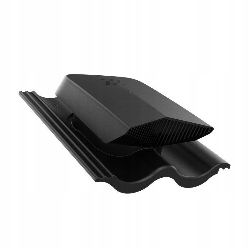 Větrací Ventilátor pro větrání střešních tašek Sigma Černý