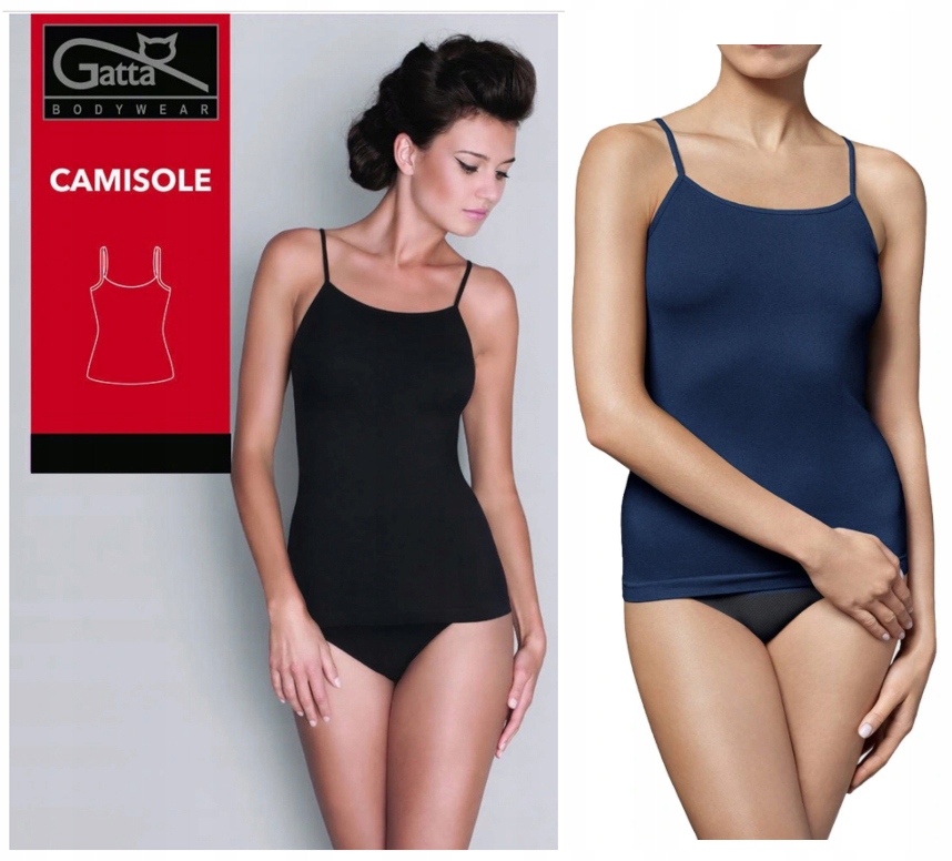 GATTA KOSZULKA CAMISOLE 60DEN DENIM BLUE M