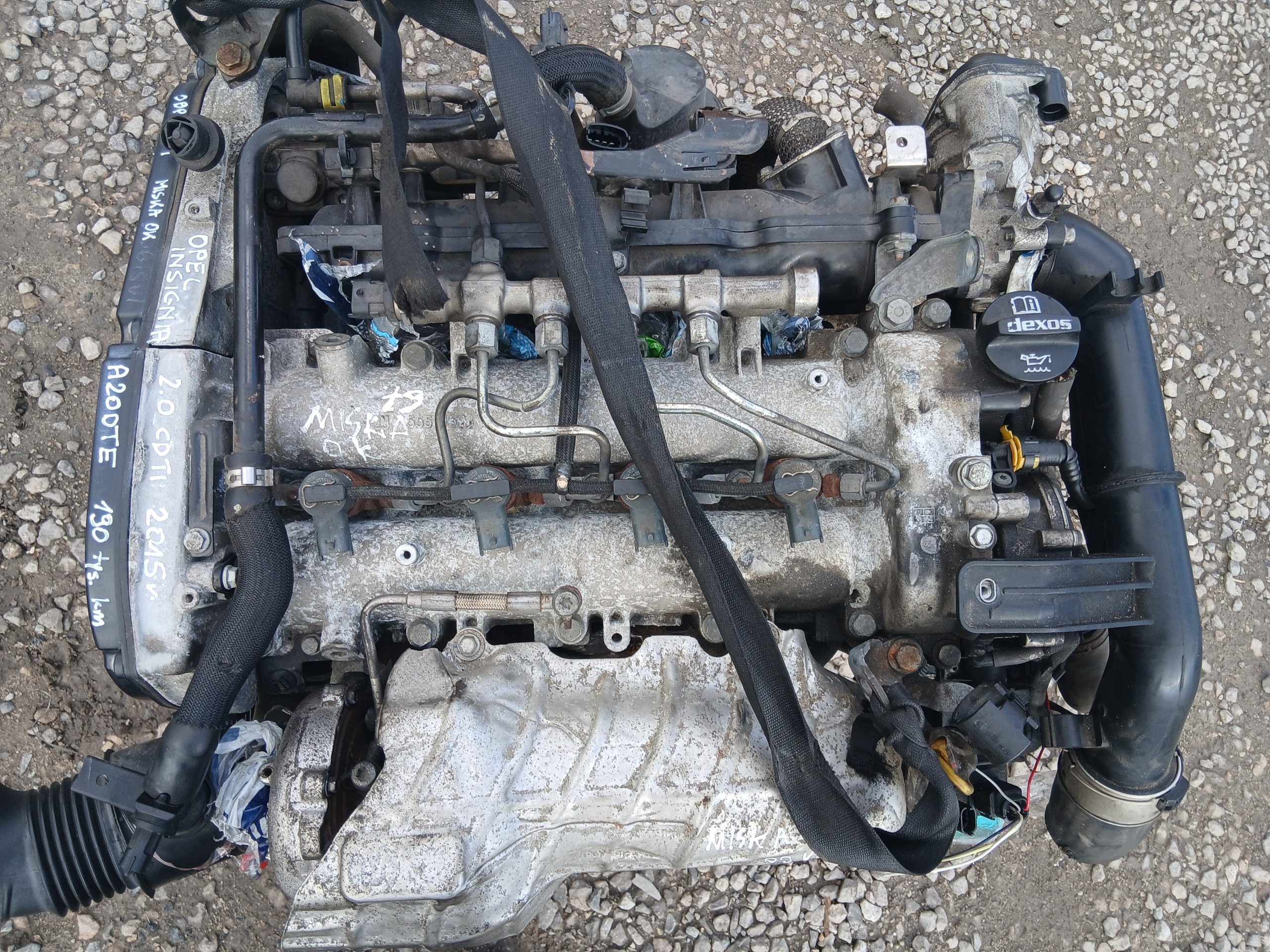OPEL INSIGNIA A 2.0CDTI 2015 A20DTE engine complete KPL 190 TYS KM