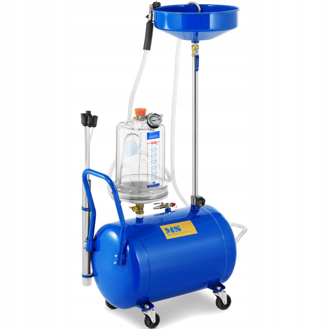 ZLEWARKA ODSYSARKA PNEUMATYCZNA DO OLEJU 0-3 BAR 70 L Marka MSW