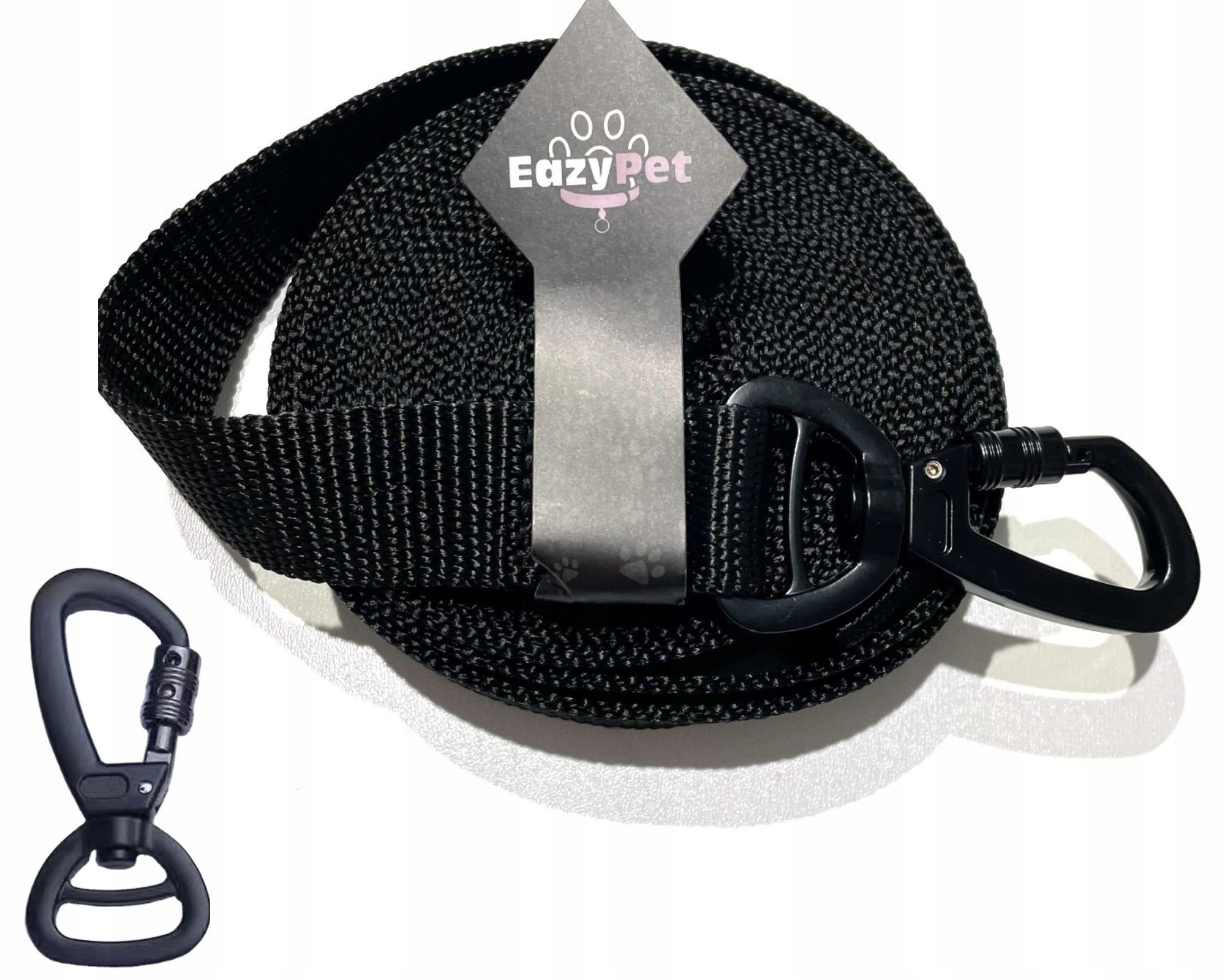 

Smycz Treningowa Dla Psa Taśma 5M Duży Karabińczyk