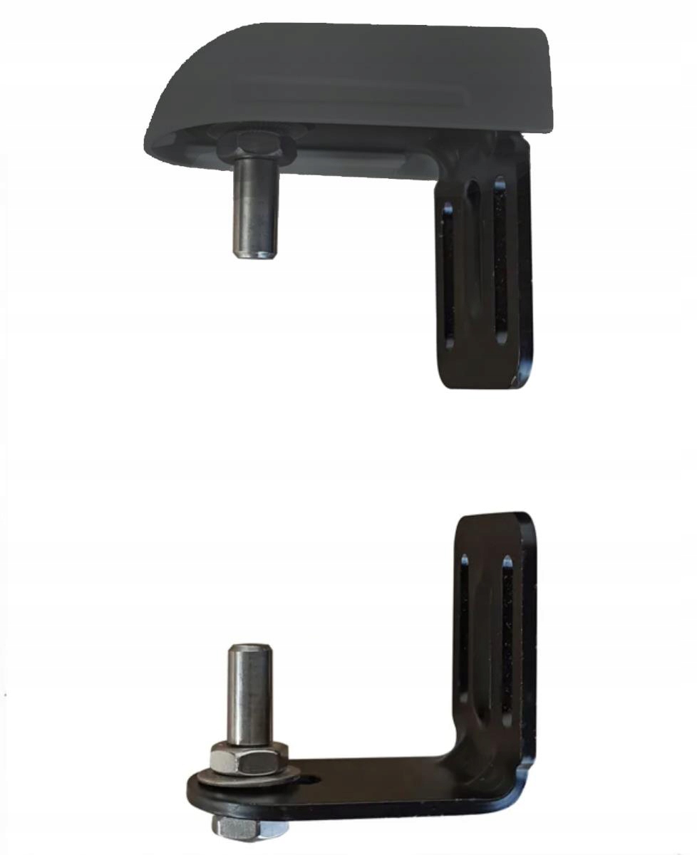 Regulovatelný Závěs S Montážní Deskou, Trn M14, Ocelový, Černý