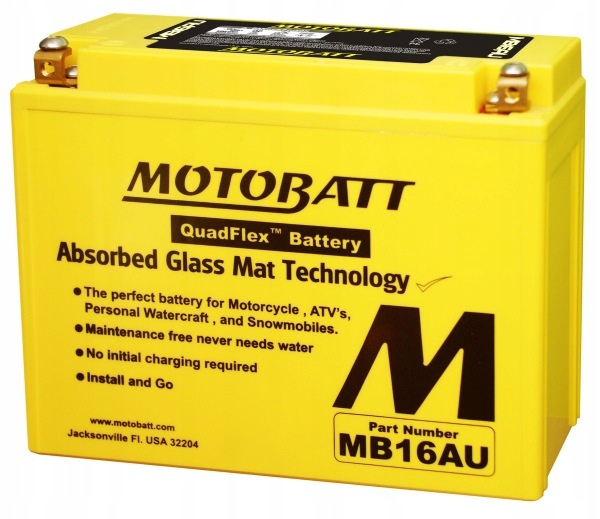 Motobatt Batéria Moto 12V 20.5AH/230A P+ (VYM:207X72X164/164)