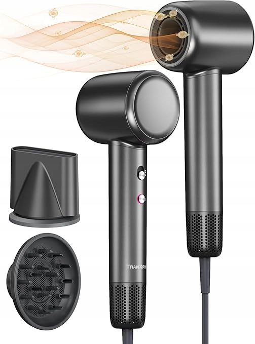 Ionová sušička vlasov s difuzérom 160000 Rpm tichá, rýchla, 500 mil. iónov