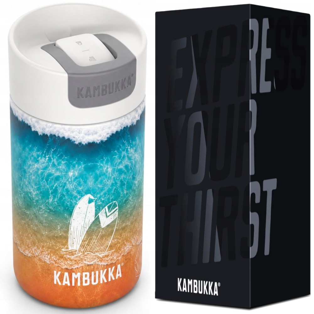Termohrnek na čaj, kávu, termosku Kambukka Olympus 300 ml Ocean Surf