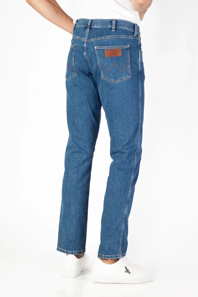 Pánské jednoduché džíny Wrangler Greensboro Alive 112339308 32/34