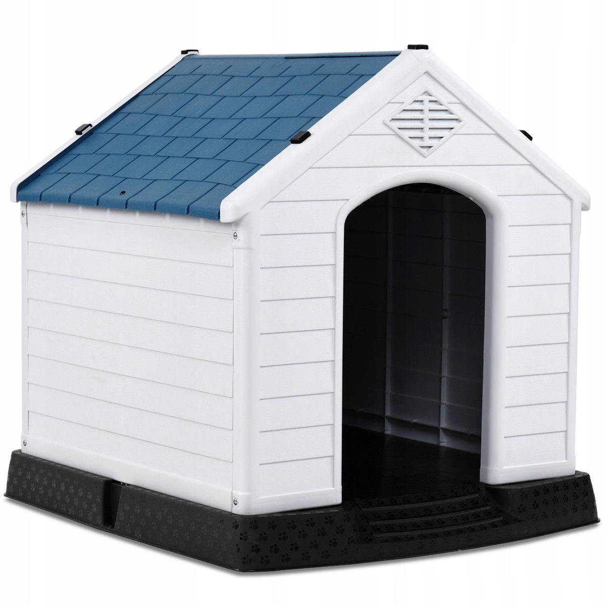 Levně Bouda pro psa Costway plast vým. zev. 70 cm x 65 cm x 71 cm