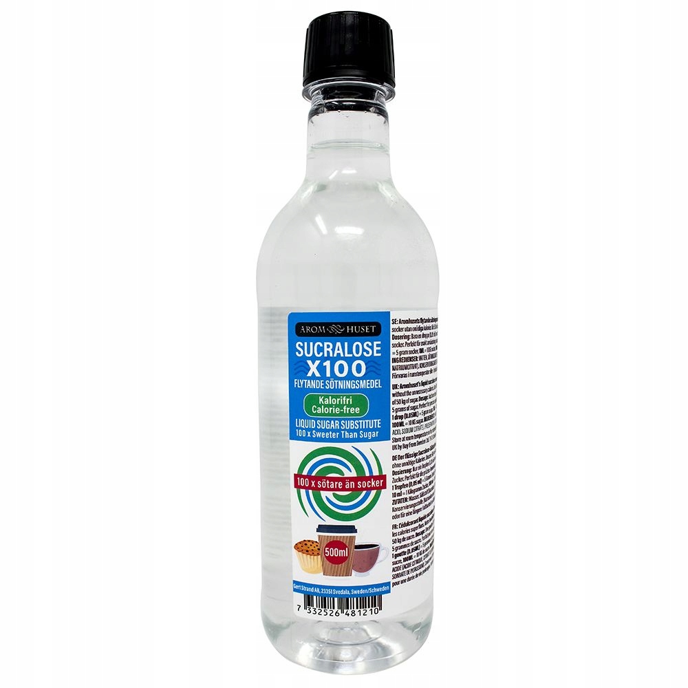 Levně Tekuté Sladidlo Sukralóza Sucralose X100 Švédské 500 ML