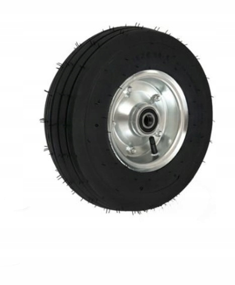Kolečko 320 mm, pneumatické, kovový ráfek, otvor v náboji 25 mm.