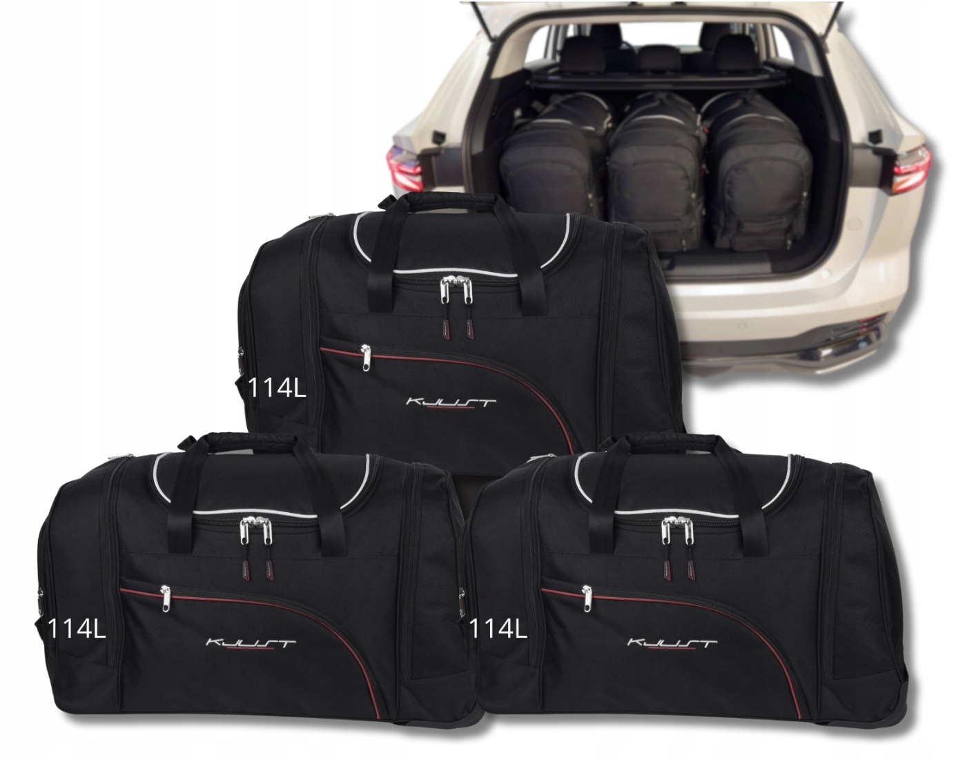 ZESTAW TOREB DO BAGAŻNIKA KJUST MG HS PHEV 2024+