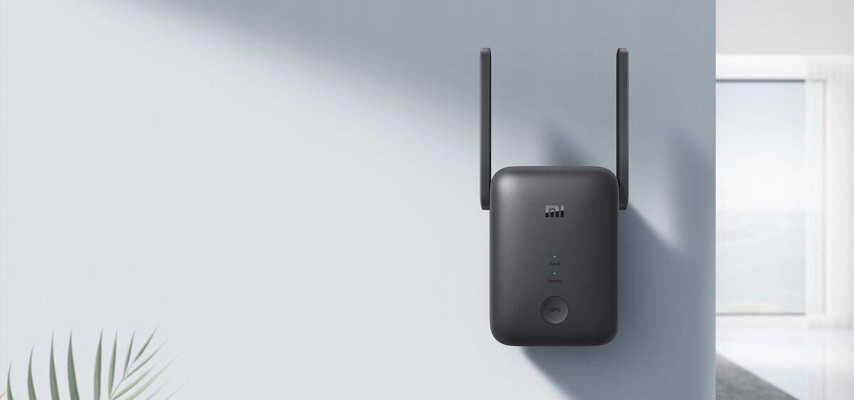WZMACNIACZ SYGNAŁU Xiaomi Mi WiFi Range Extender AC1200 REPEATER 1200Mb/s Maksymalna prędkość transmisji 100 Mbps