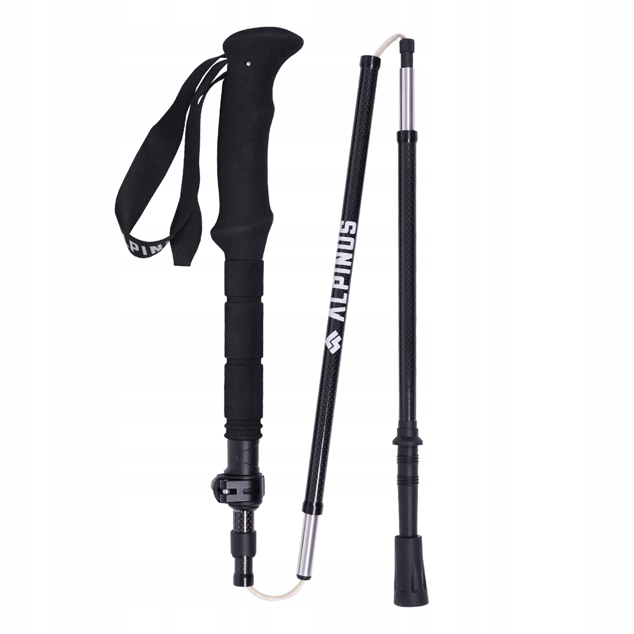 Kijki trekkingowe Alpinus Zermatt Carbon składane NX11310