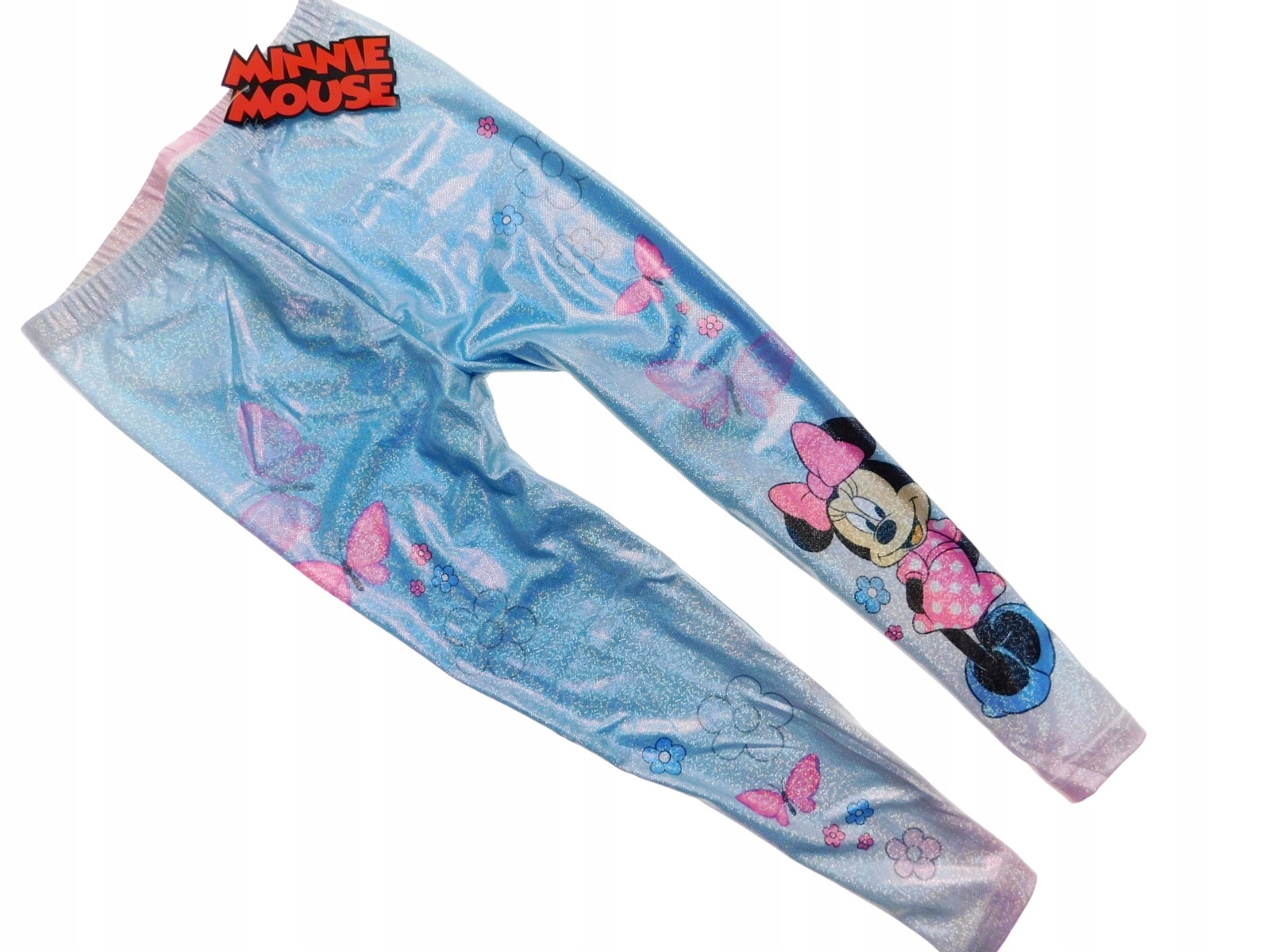 

Myszka Minnie Błyszczące Legginsy Holo 128