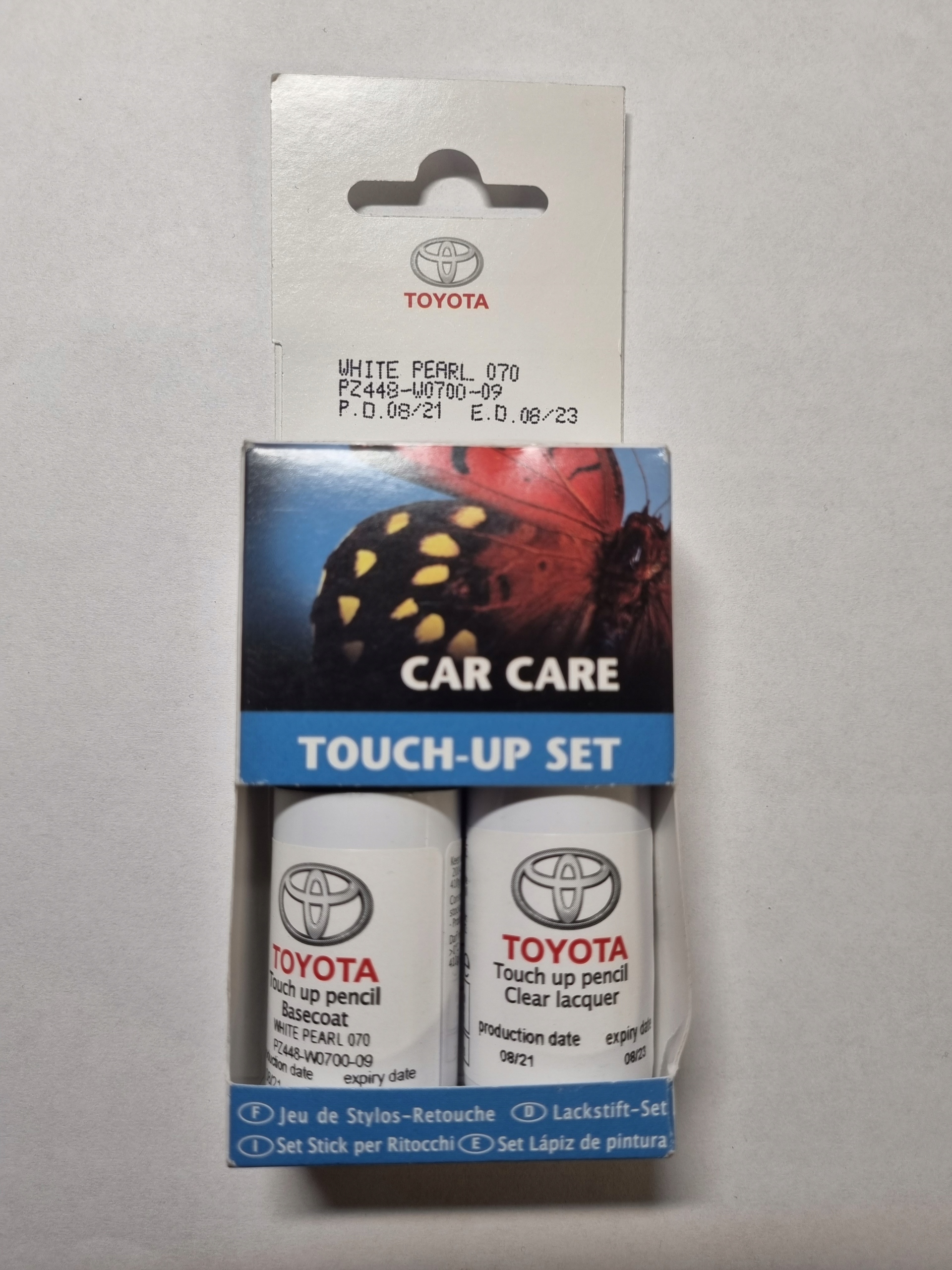 TOYOTA LEXUS LAKIER ZAPRAWKA KOLOR BIAŁA PERŁA 070 Rodzaj zestawy naprawcze