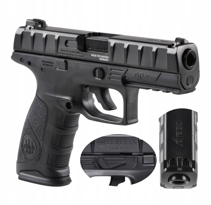 Beretta Replika Pistolet Asg Treningowy Apx 6 mm Blow Back CO2