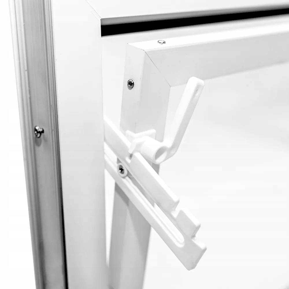 Okno PCV Inwentarskie Gospodarcze Okno na wymiar do piwnic 1000X700mm Białe Kod producenta EKO1000X700