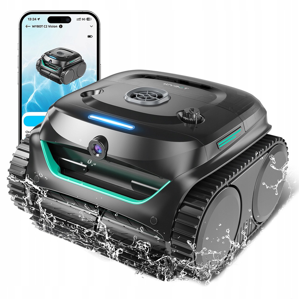 Vysavač Wybot C2 Vision Bazénový robot 180 min Ai App 150 m2