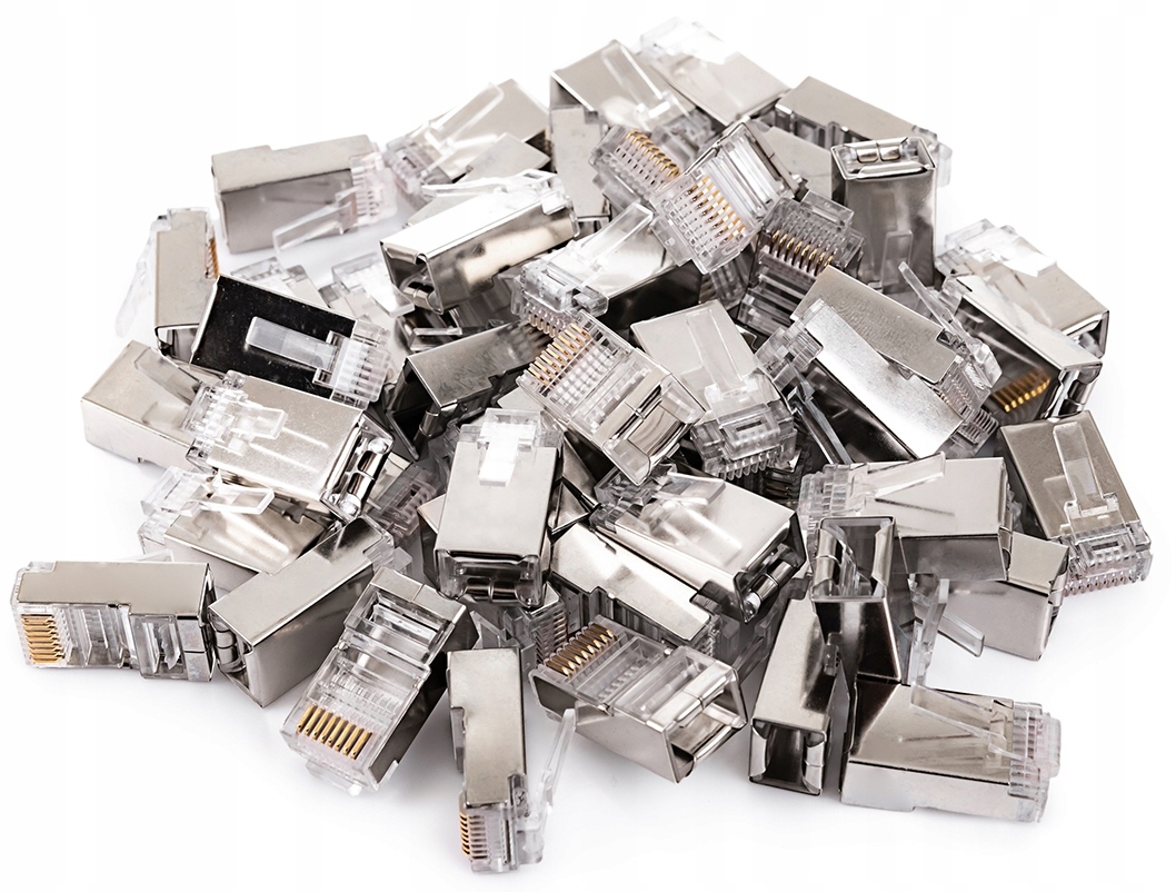 100 x Wtyki RJ45 Pass FTP Przelotowe RJ-45 Przelotowy Ekranowany RJ Pudełko EAN (GTIN) 5903031016994