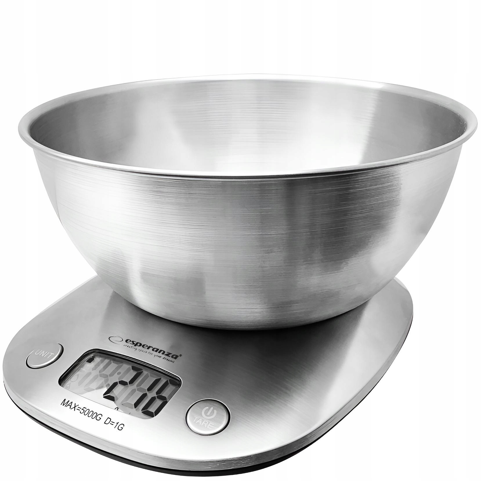 WAGA KUCHENNA ELEKTRONICZNA Z MISKĄ STAL NIERDZEWNA WYŚWIETLACZ LCD DOMOWA Marka inna