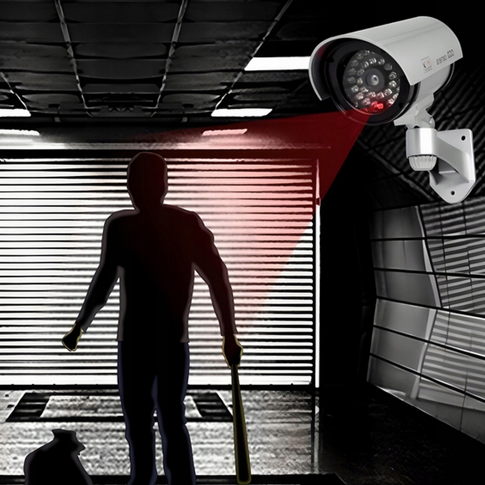 ATRAPA KAMERY IR LED MONITORING KAMERA ZEWNĘTRZNA ŚCIENNA Z DIODĄ MIGAJĄCA Waga produktu z opakowaniem jednostkowym 2.5 kg