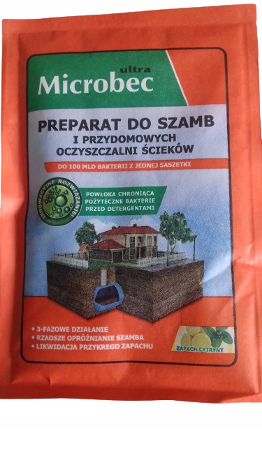 

Microbec saszetki do szamb i oczyszczalni 2 szt.