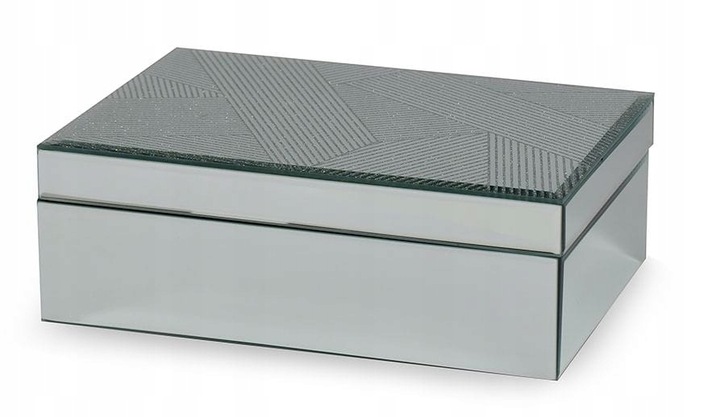 Zrcadlová Krabička S Brokátem Velká 26X18X9