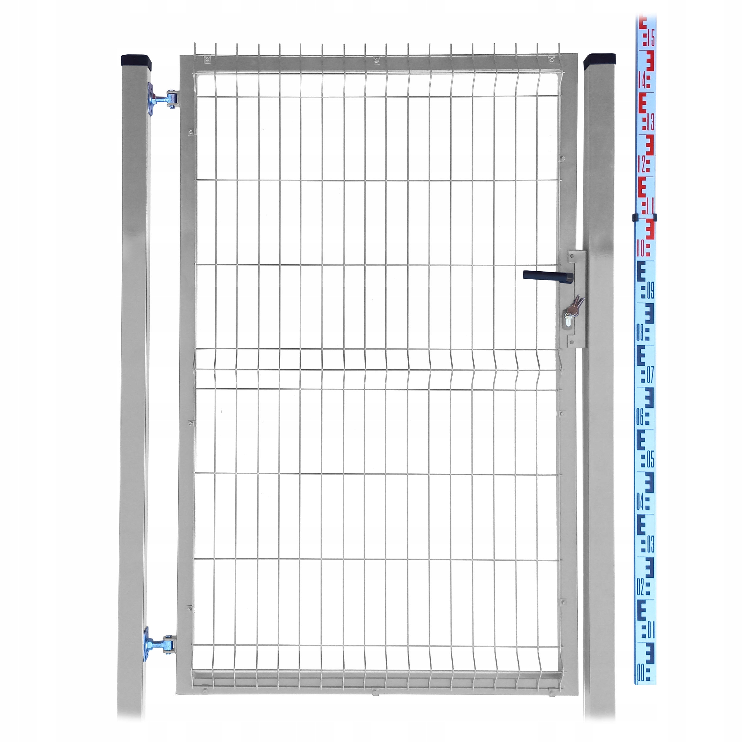 Branka 150 cm pozink Panelová, dva sloupky, pozinkovaný plotový plot 153 cm