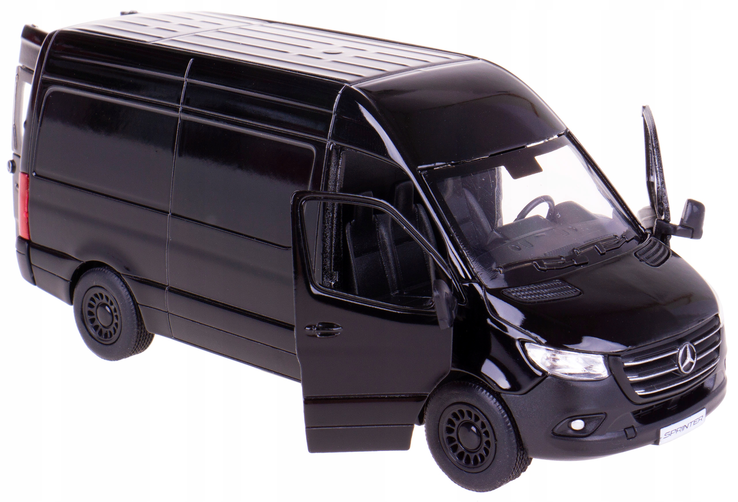 

Mercedes-benz Sprinter Model Metal Kinsmart Czarny