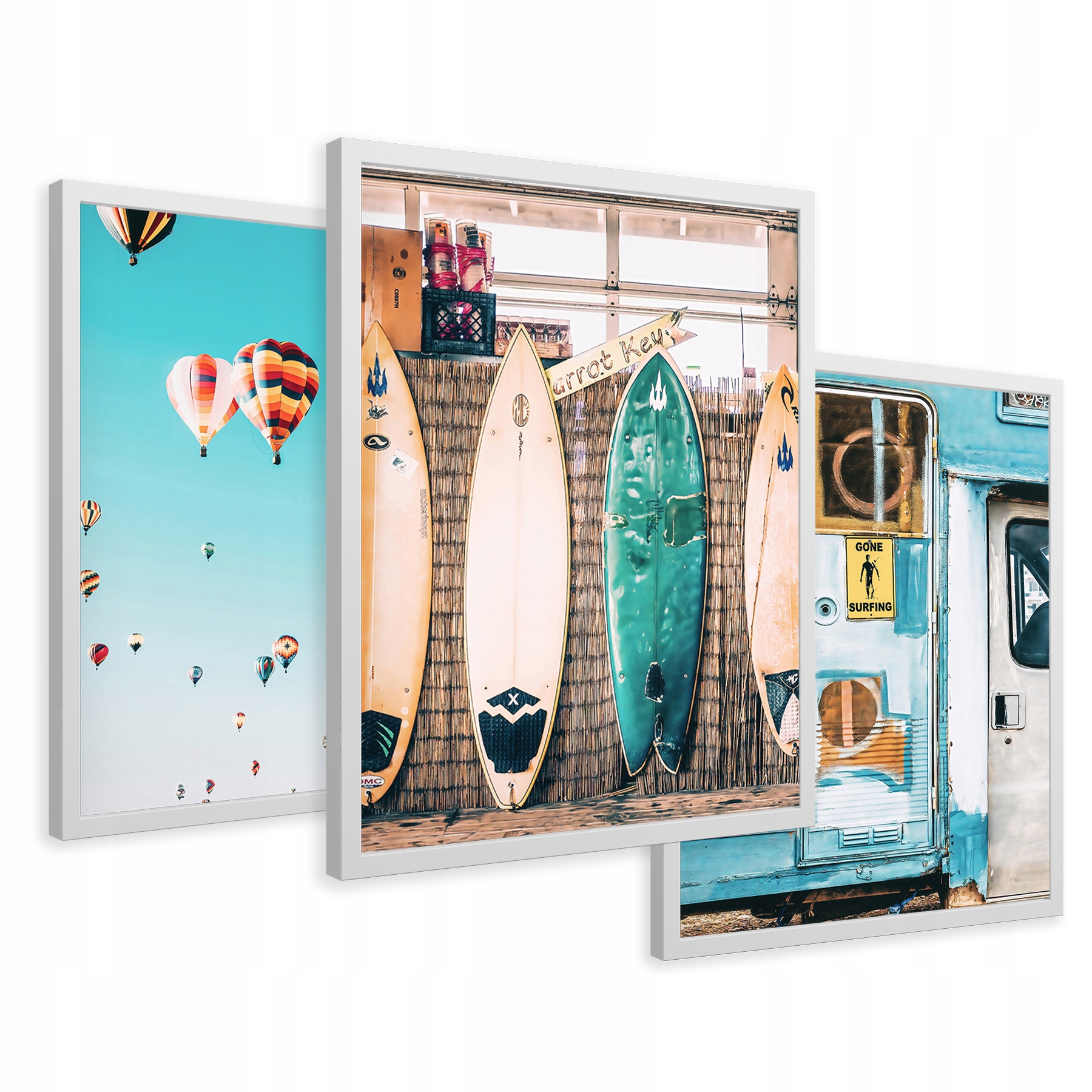 

Obrazy w ramie surfing floryda balony 43x99