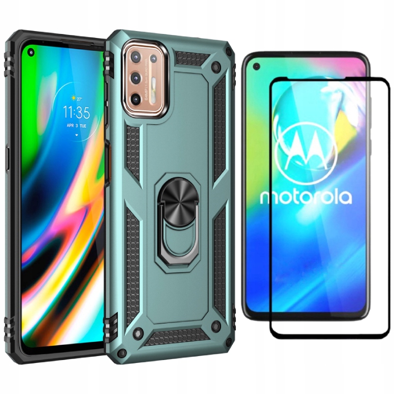 

Etui Pancerne Ring Nx Do Moto G9 Plus + Szkło