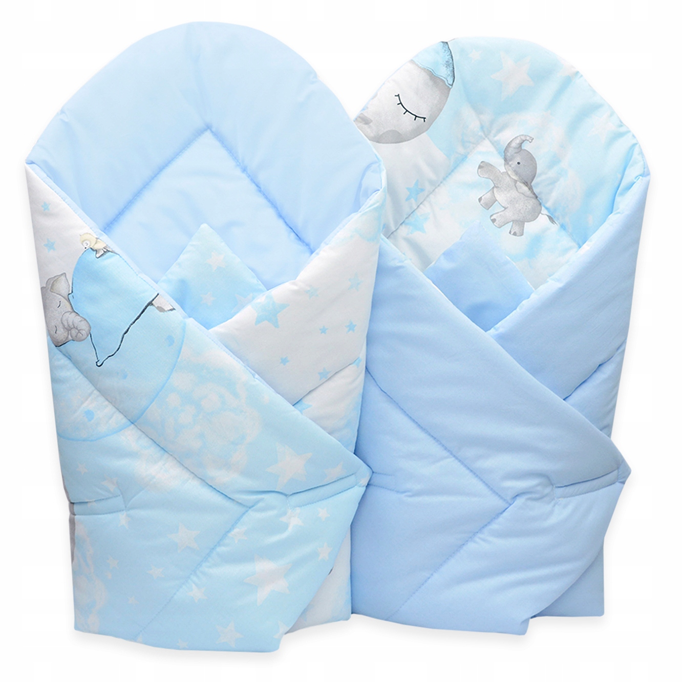 BECIK ROŻEK NIEMOWLĘCY BAWEŁNA DWUSTRONNY WZORY!