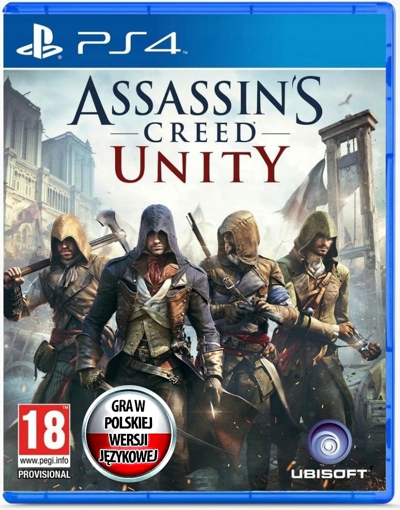 Assassin's Creed Unity Pl Gra PS4 PS5 Płyta Blu-ray