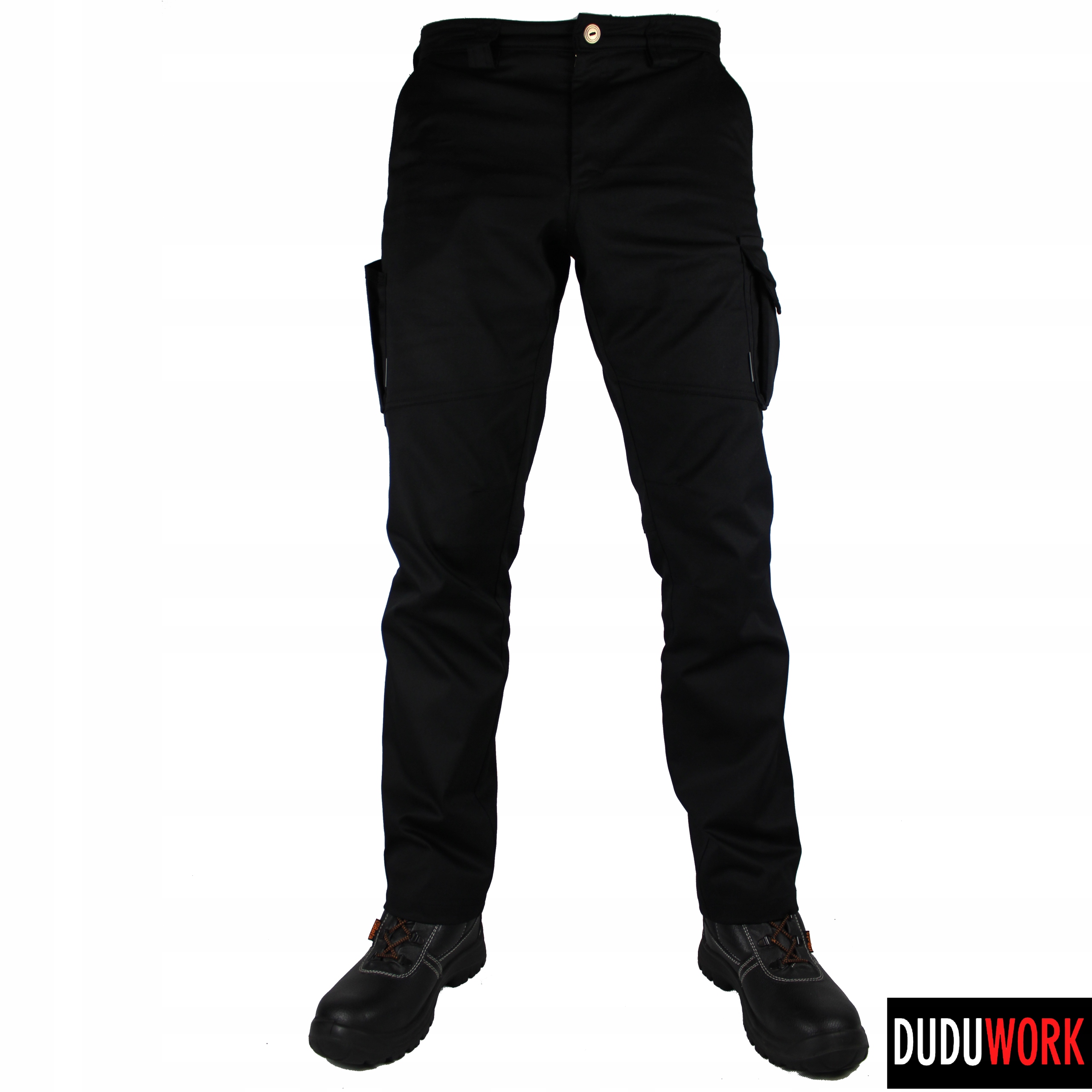 SPODNIE ROBOCZE BHP DuduWork Czarne Elastyczne 56 Przeznaczenie uniwersalne
