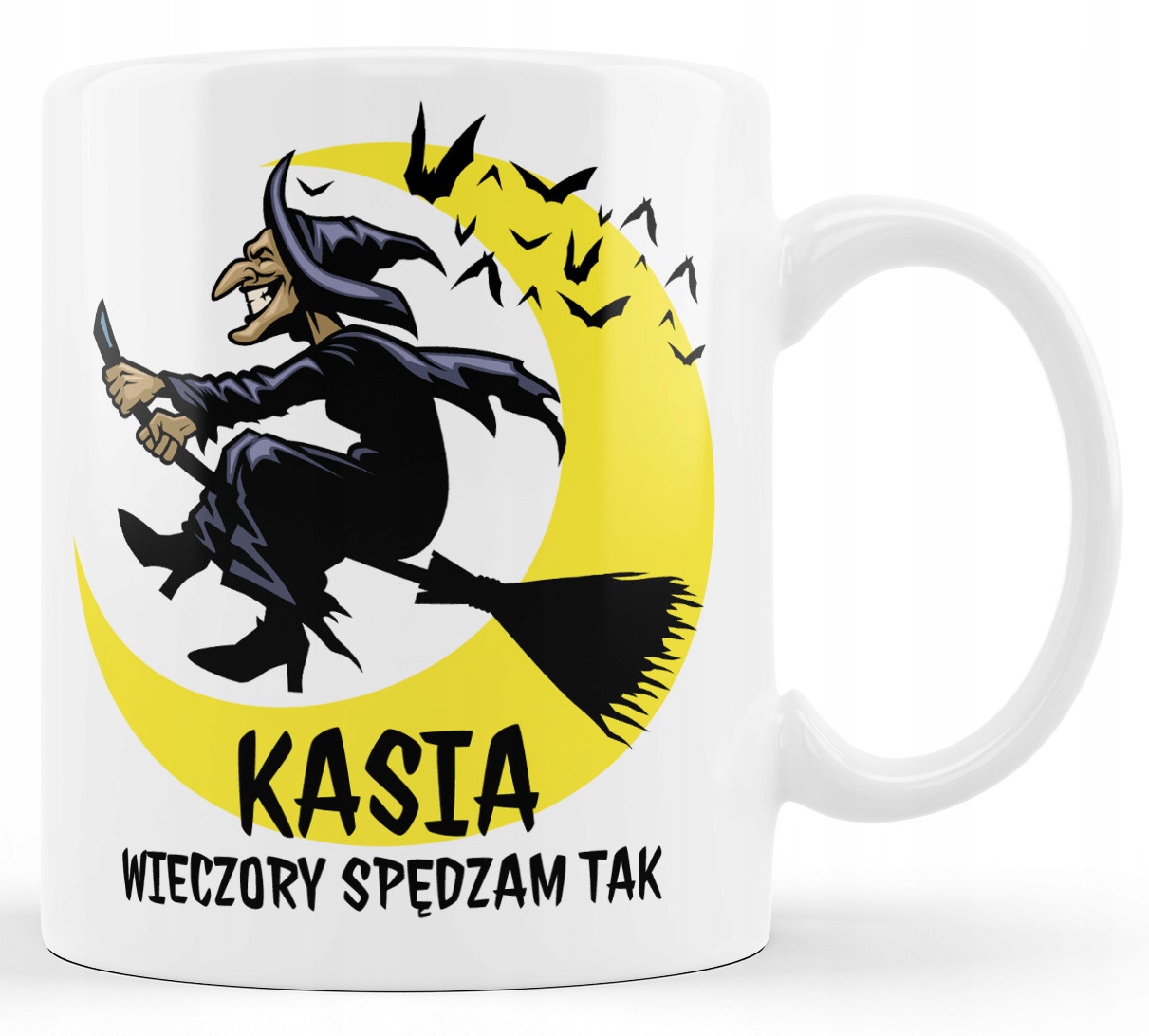 

Kubek wiedźma czarownica z Twoim imieniem.