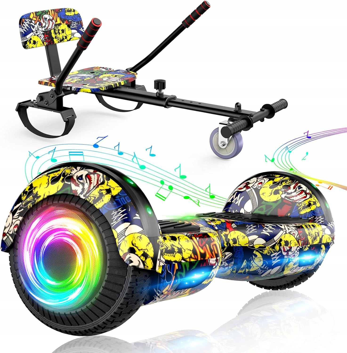 Deskorolka Elektryczna Rcb Hoverboard 6,5" Hoverkart Zestaw dla Dzieci