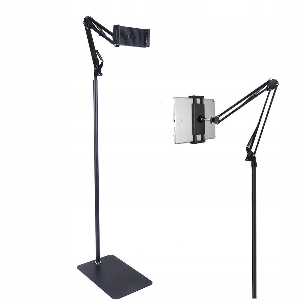 Podlahový stojan pro iPad, flexibilní držák na tablet, nastavitelný, 135 cm