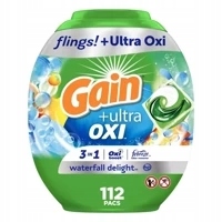 Levně Gain Flings Ultra Oxi 112 ks Kapsle gelové na praní