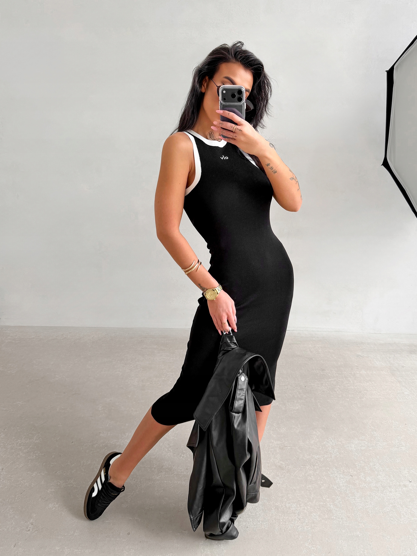 Šaty Olavoga Manual Černá Xs