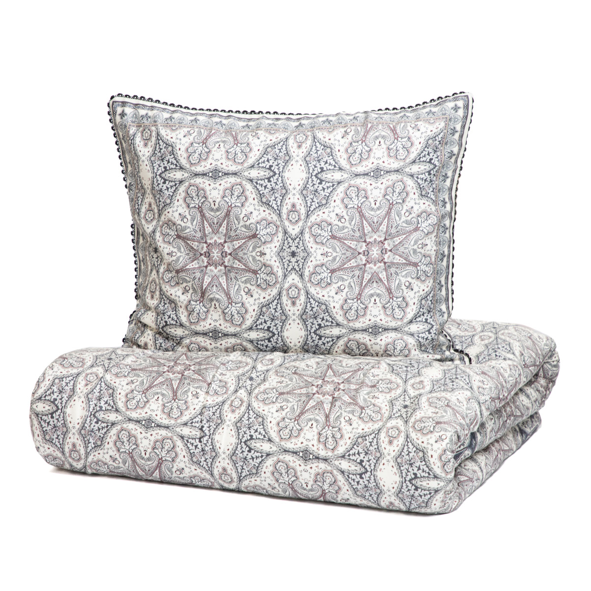 Pościel Scarla satynowa Premium 160x200 2*50x60 cm Homla