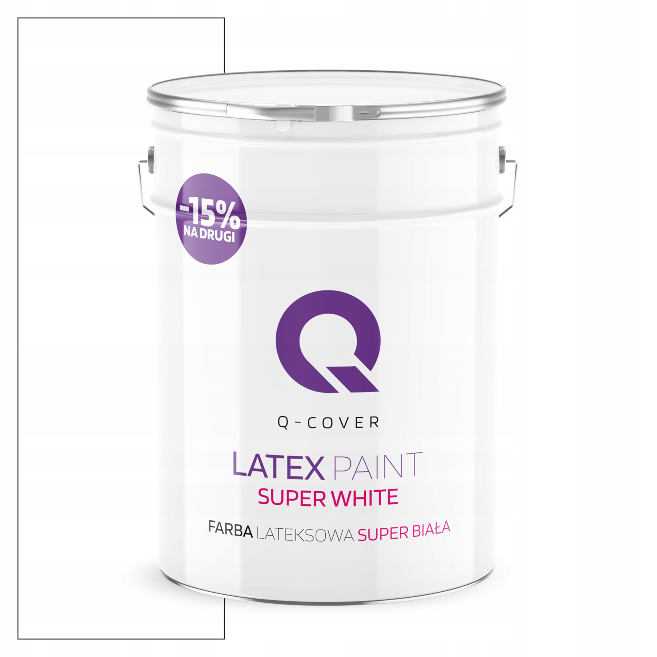 Bílá Barva barva na stěny Bílá 10L Hluboká matná Čistá bílá