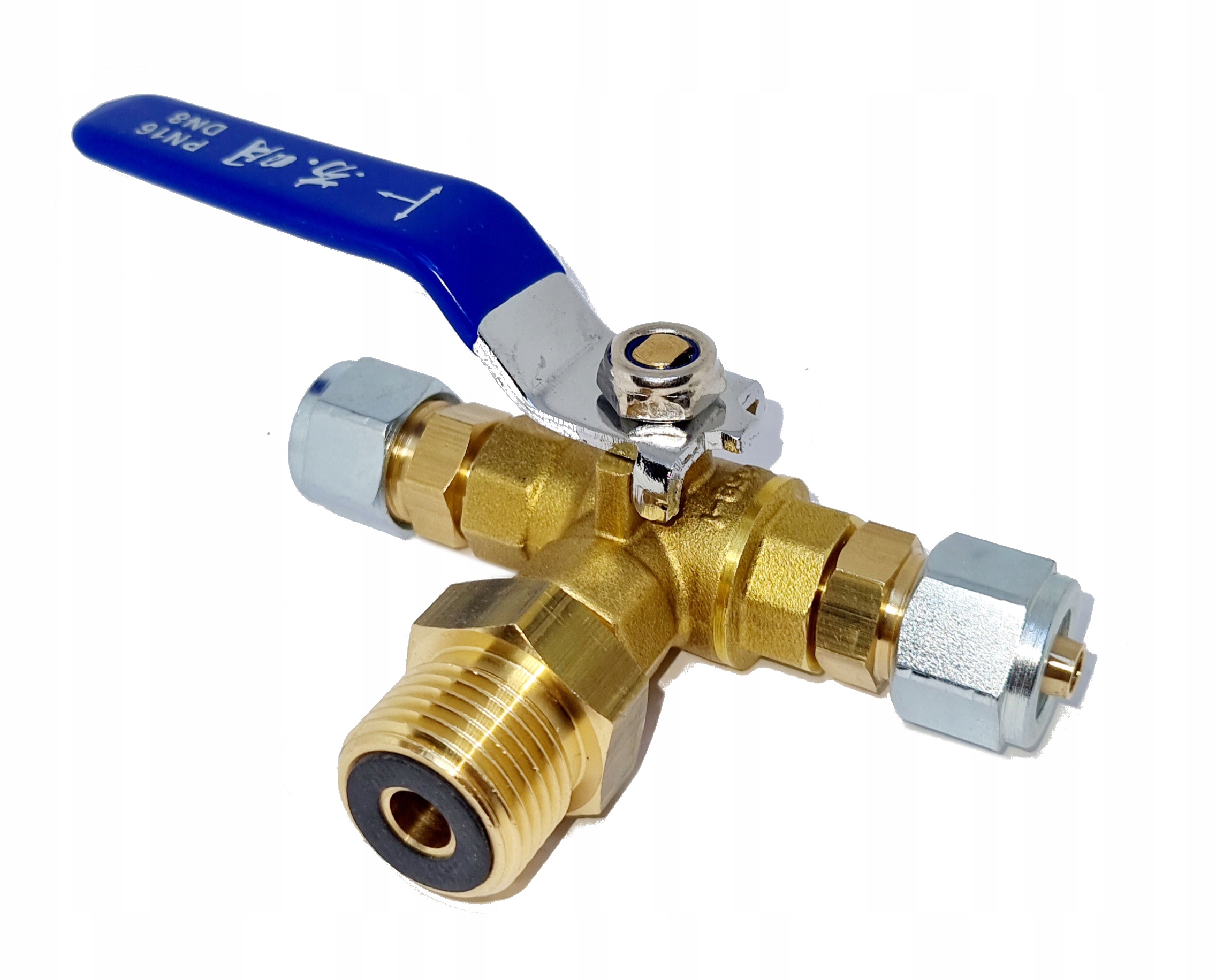 Třícestný ventil W21,8x1/14"L pro karavanovou láhev