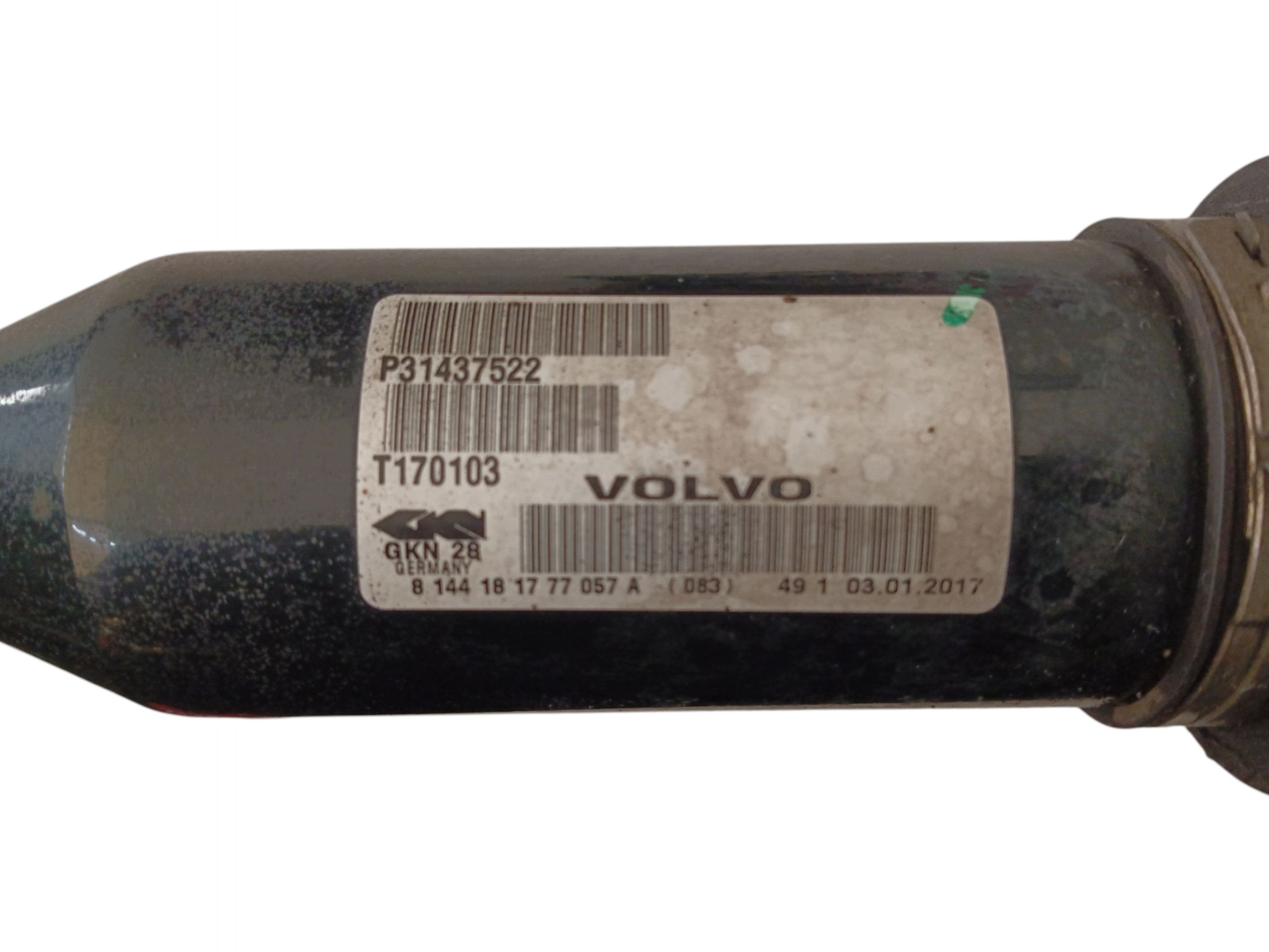 joint semi-axis right front VOLVO XC60 and 2.0 D3 31437522