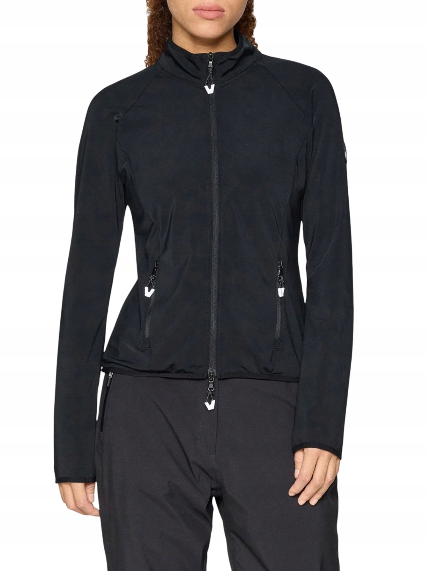 Mikina EA7 Emporio Armani Cortina Powerstretch Full Zip Black M