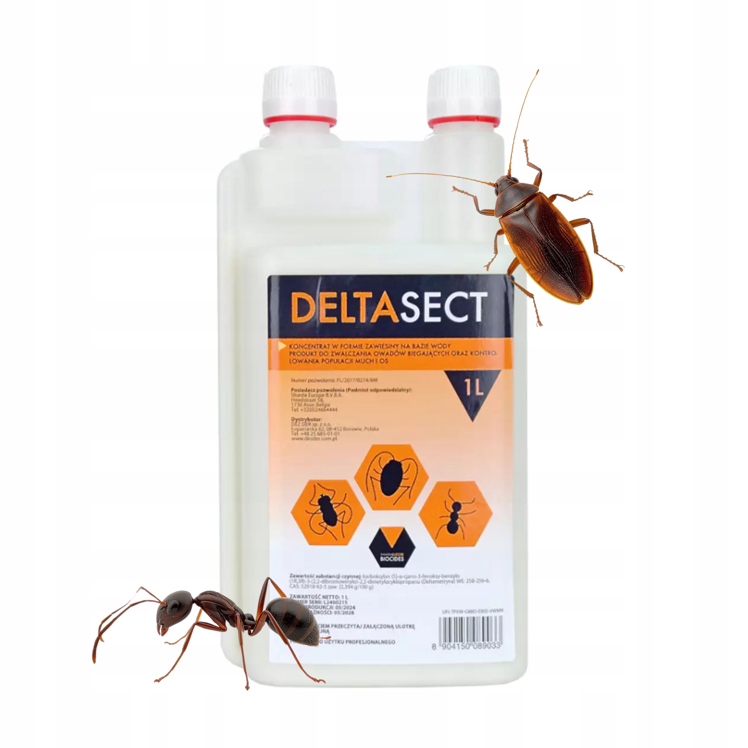 Silný jed DeltaSect bojuje proti prusakům a mravencům Sharda 1L