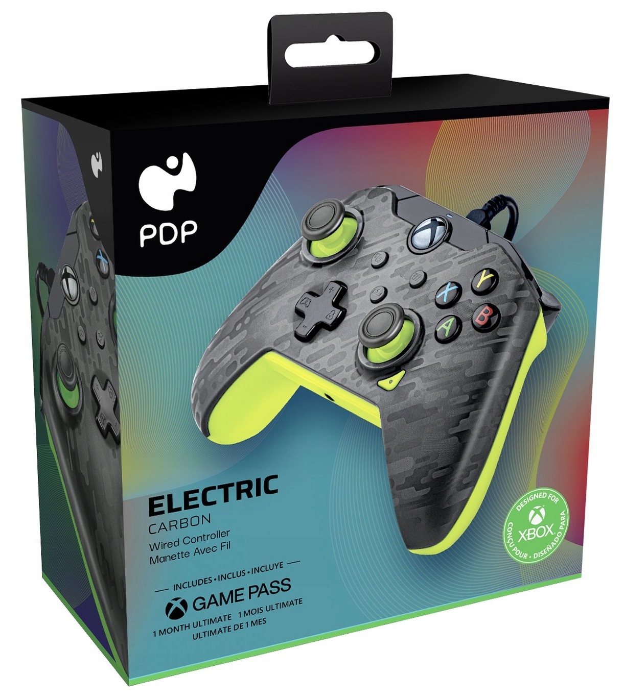 

Pdp Xbox Series Pad przewodowy Electric Carbon