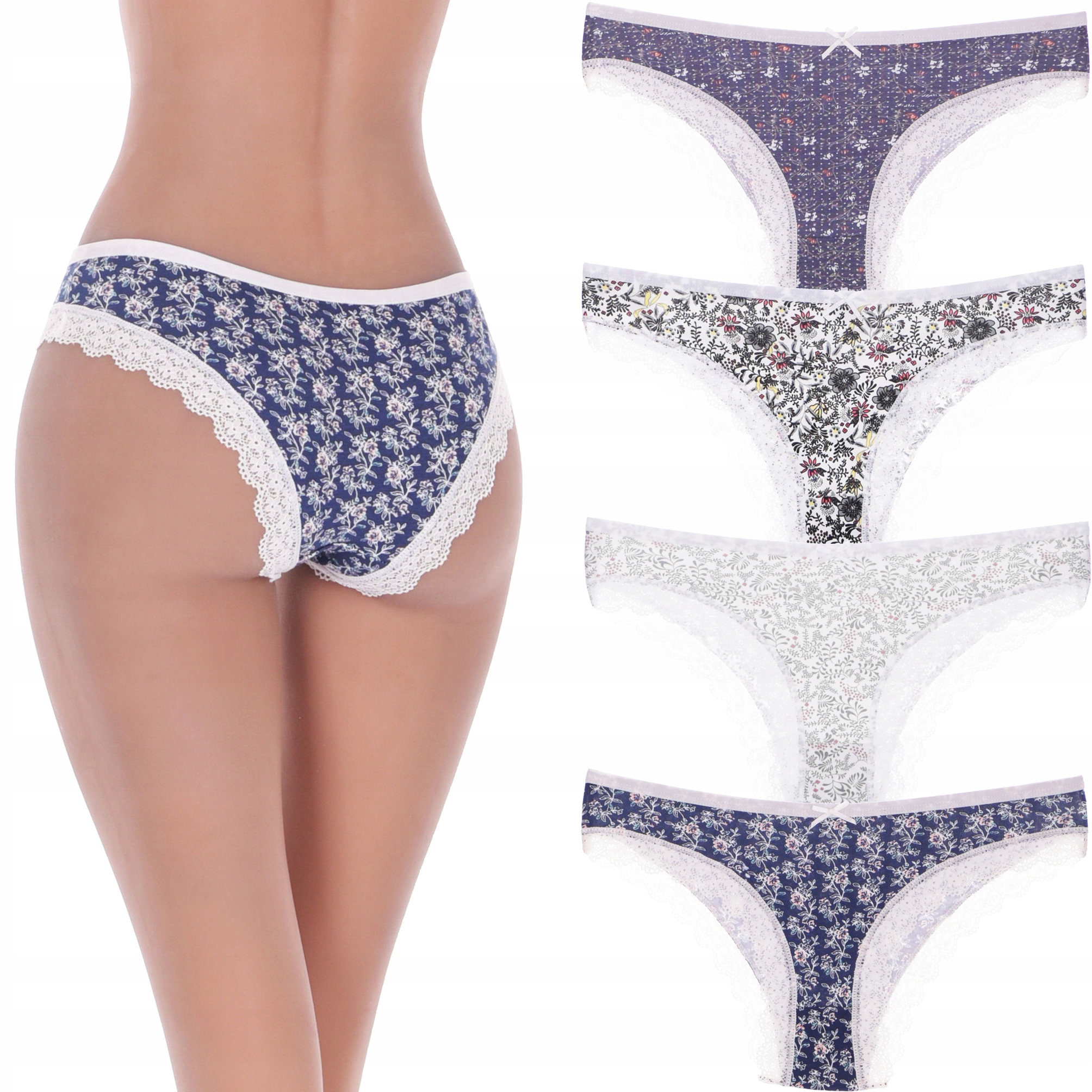 

Orirose Komplet Majtki damskie Sexy Figi Koronkowe