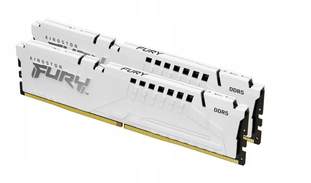 Kingston Paměť DDR5 Fury Beast 32GB (2*16GB)/5200 CL40 bílá