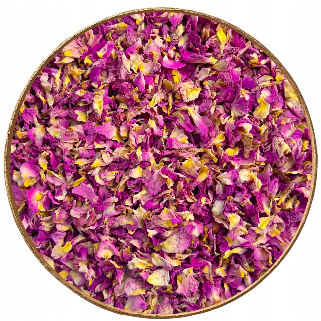 Levně Okvětní Lístky Růže Růžové 500 g sušené koupelové vločky na dort růže Jedlé Květy